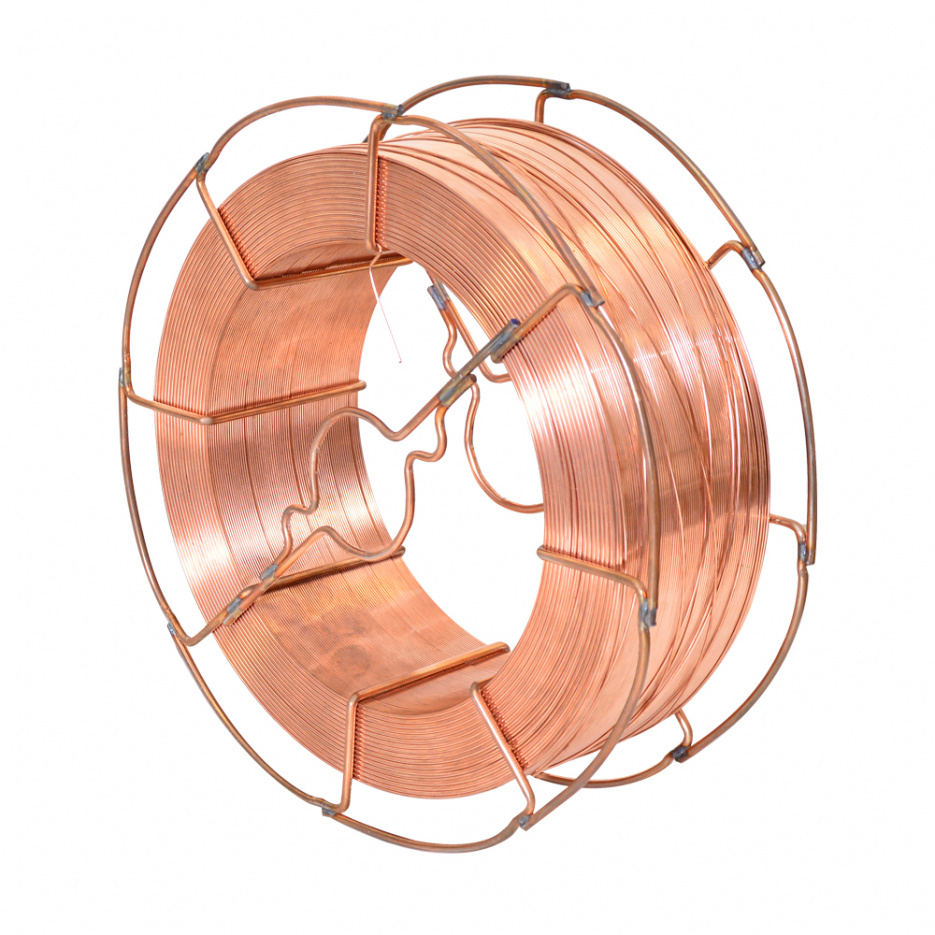 Проволока омеднен. БАРСВЕЛД СВ-08Г2С ф 0,8 мм (кассета 15 кг, К-300), СМС, НАКС